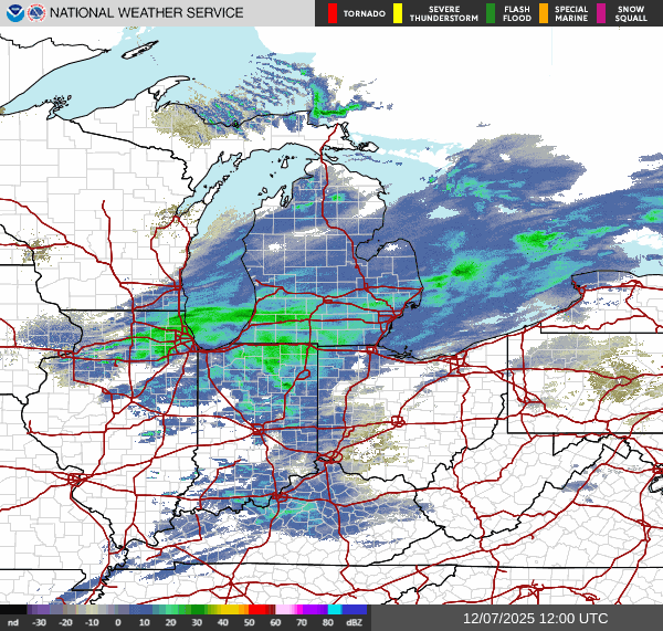 NWS Regional Radar Map