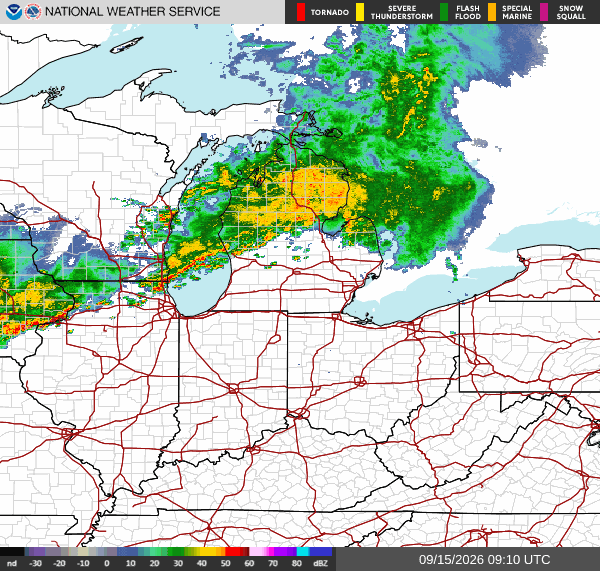 NWS Regional Radar Map