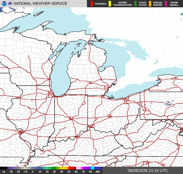 NWS Regional Radar Map