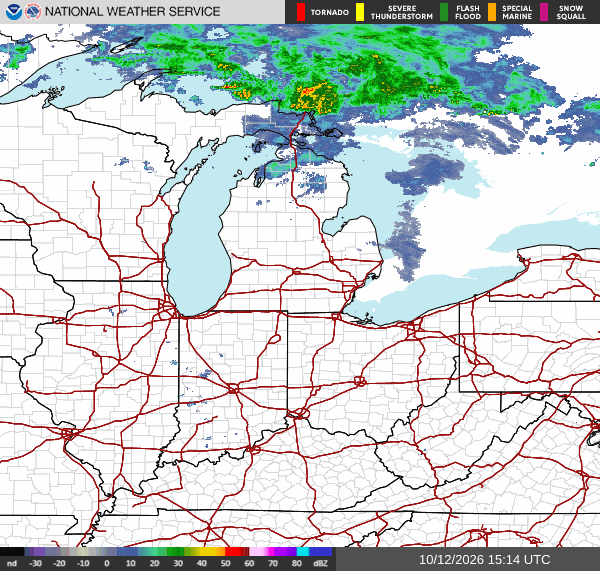 NWS Regional Radar Map