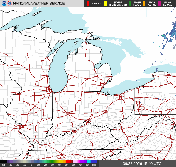 NWS Regional Radar Map