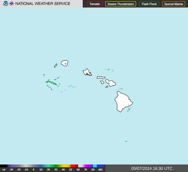 radar image for HAWAII