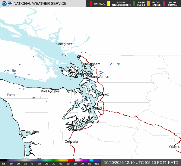 KATX radar loop