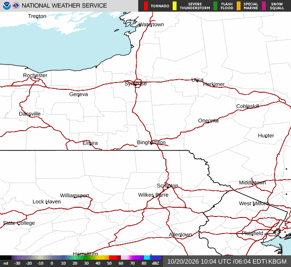 KBGM radar loop