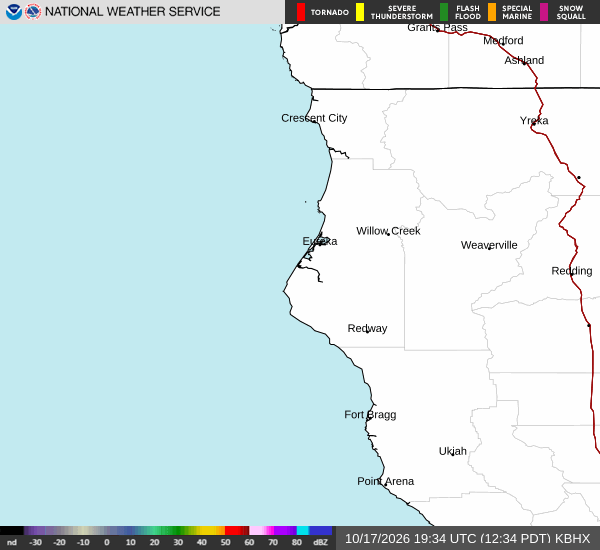 KBHX radar loop