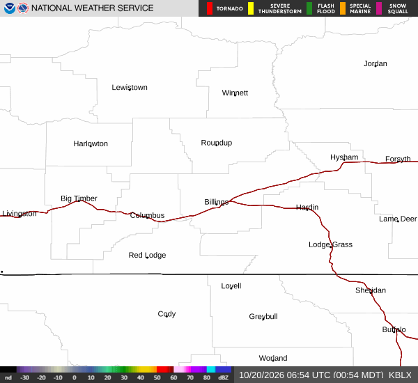 KBLX radar loop