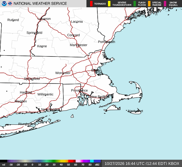 NWS Boston Radar Loop