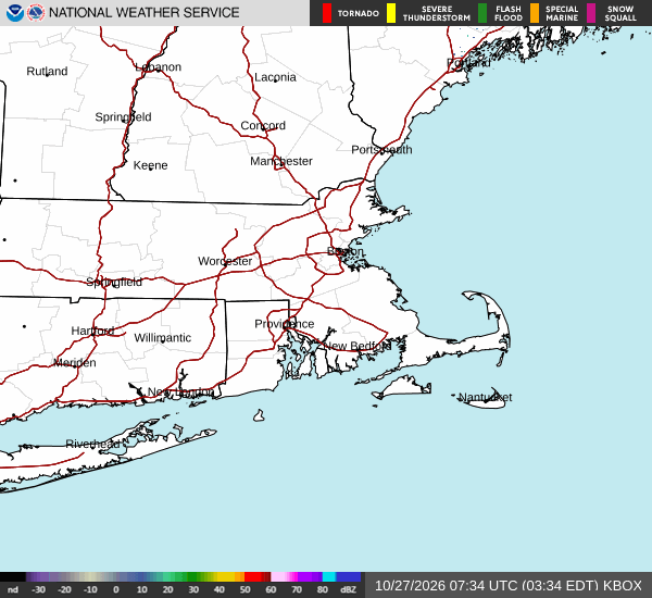 NWS Boston Radar Loop