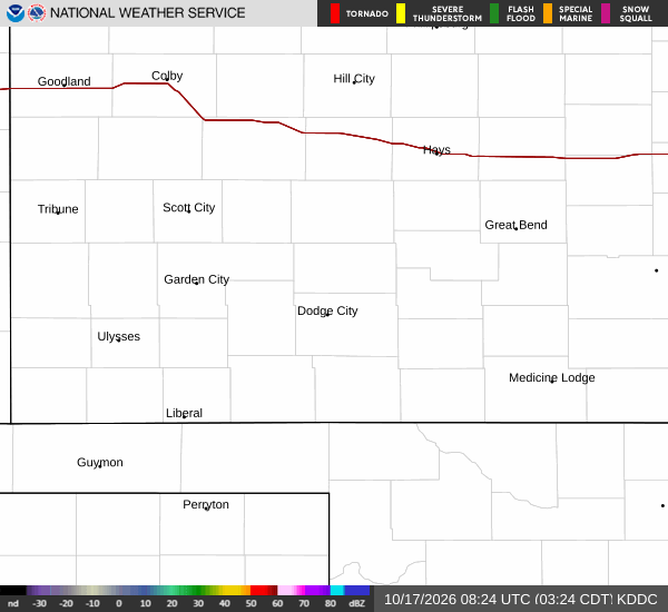 KDDC radar loop
