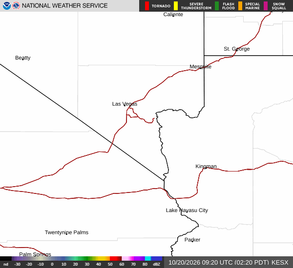 KESX radar loop