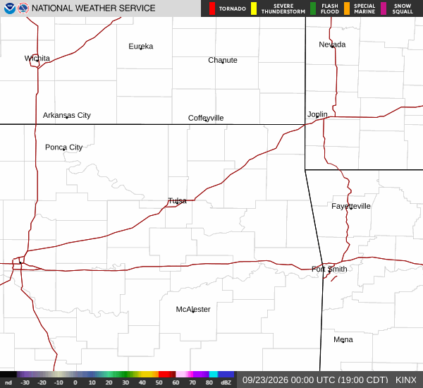 Tulsa NWS Radar