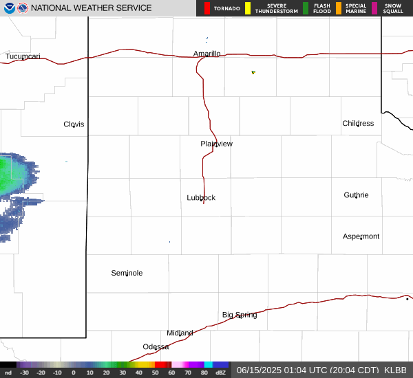 NWS Lubbock Radar
