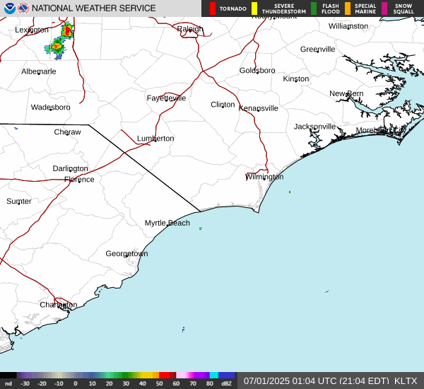 NWS Wilmington NC Radar