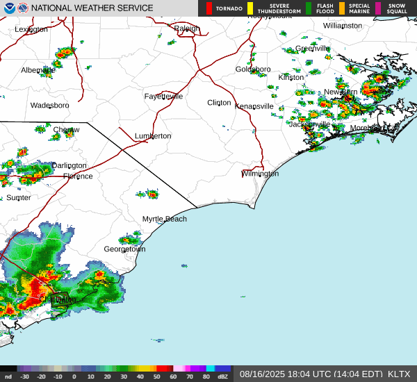 NWS Wilmington NC Radar