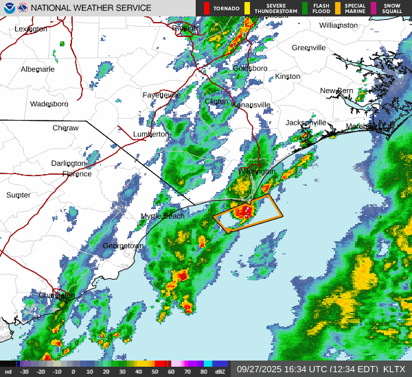 NWS Wilmington NC Radar