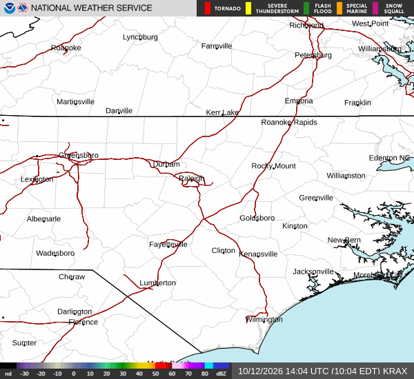 NWS Raleigh NC Radar