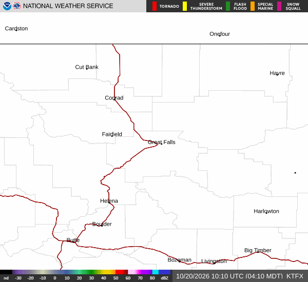 KTFX radar loop