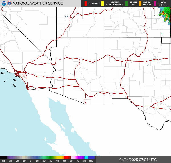 NWS Southern Rockies Regional Radar